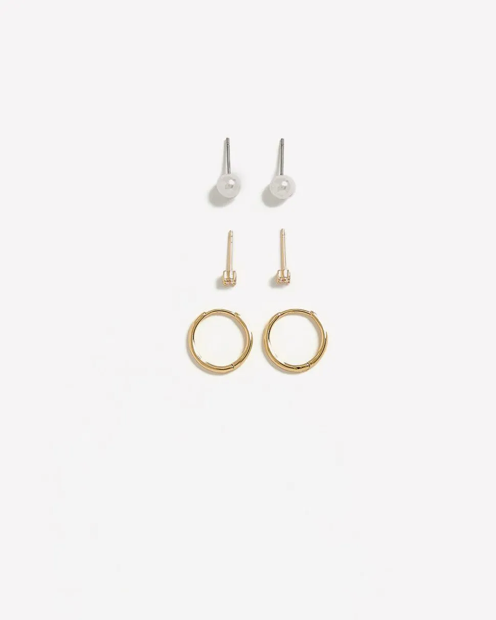 Essential Earrings - 3 Pairs