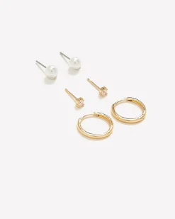 Essential Earrings - 3 Pairs