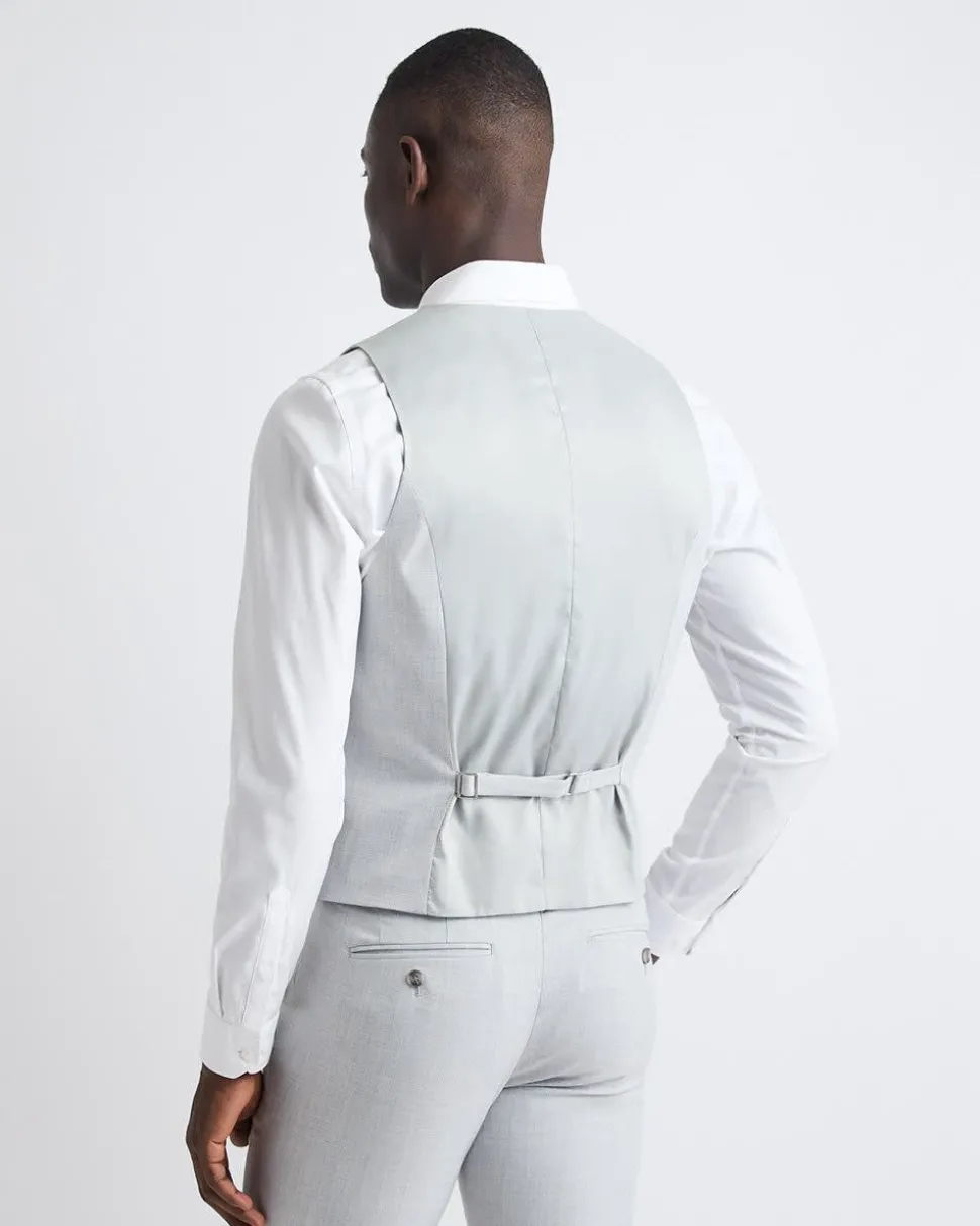 Essential Light Grey Suit Vest