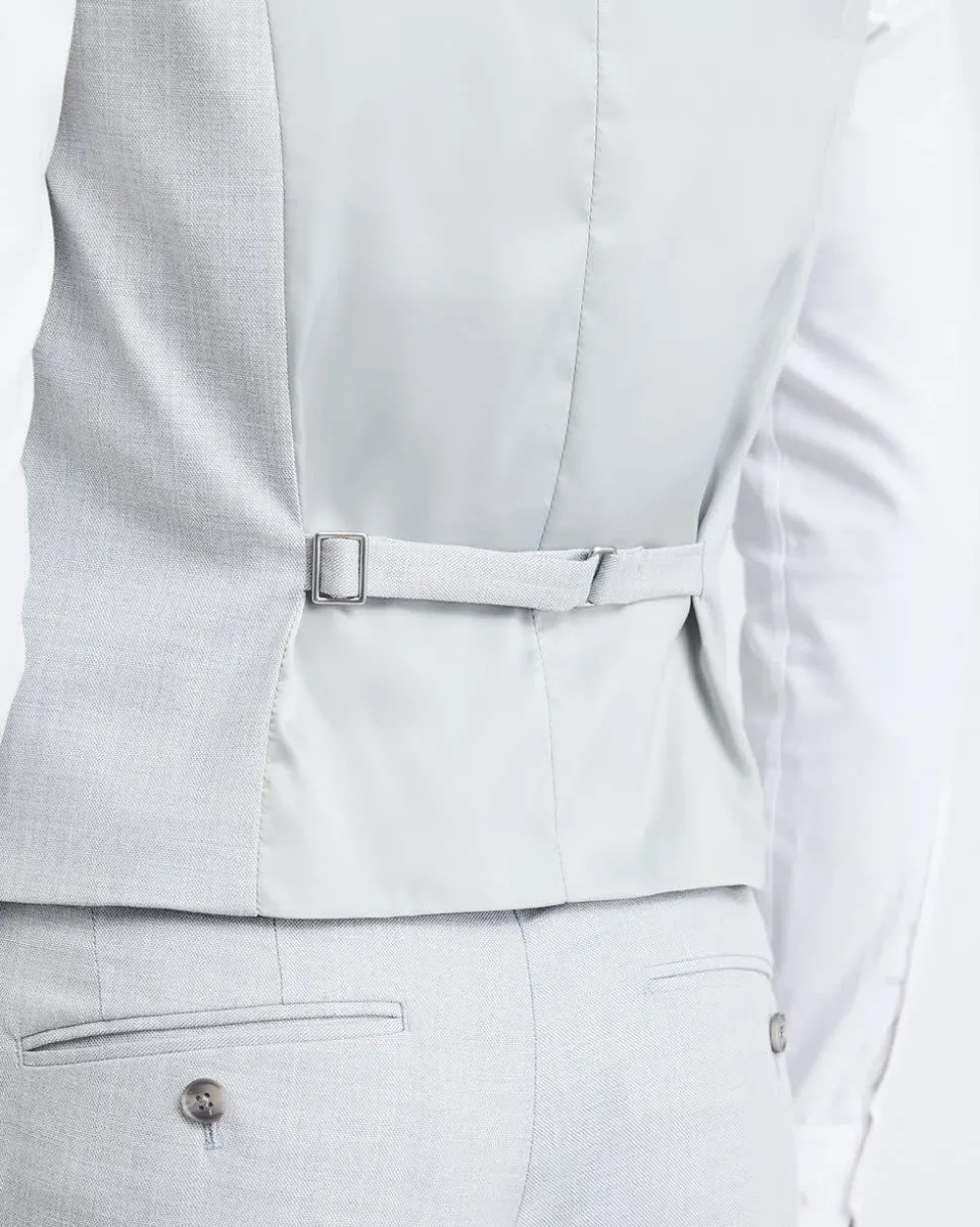 Essential Light Grey Suit Vest