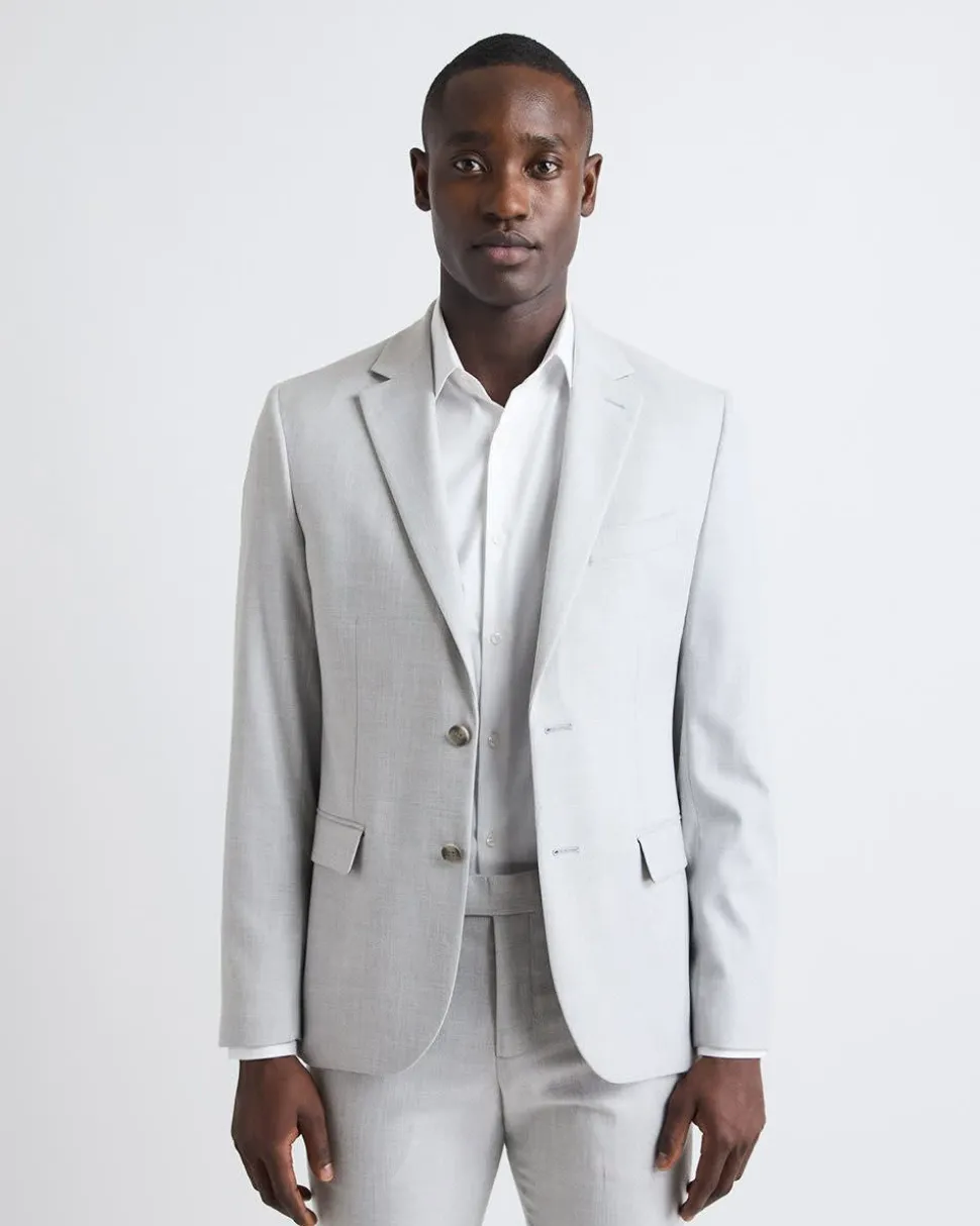 Essential Light Grey Suit Blazer