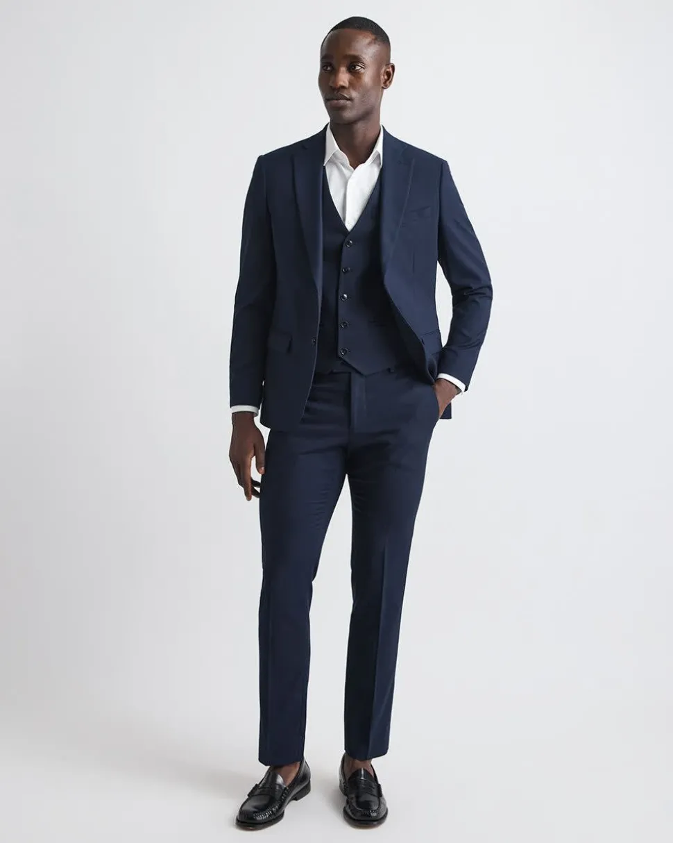 Essential Navy Suit Vest