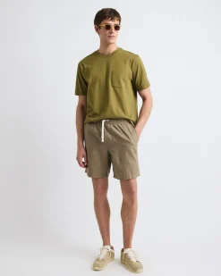 Essential Short-Sleeve Crew-Neck Tee with Pocket