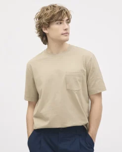 Essential Short-Sleeve Crew-Neck Tee with Pocket