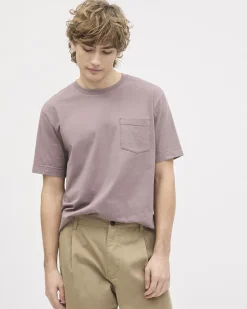 Essential Short-Sleeve Crew-Neck Tee with Pocket