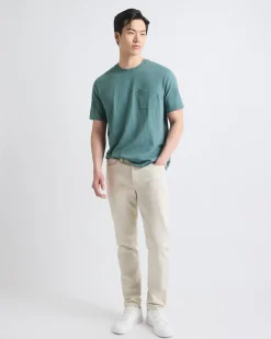Essential Short-Sleeve Crew-Neck Tee with Pocket