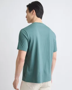 Essential Short-Sleeve Crew-Neck Tee with Pocket