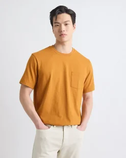 Essential Short-Sleeve Crew-Neck Tee with Pocket