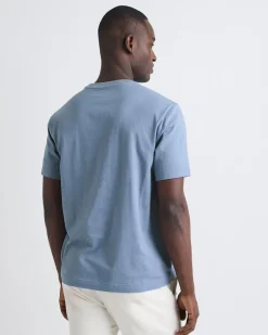 Essential Short-Sleeve Crew-Neck Tee with Pocket