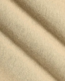 Extended-Sleeve Crew-Neck Linen-Blend Top