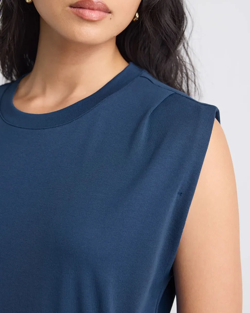 Extended-Sleeve Dress with Removable Belt