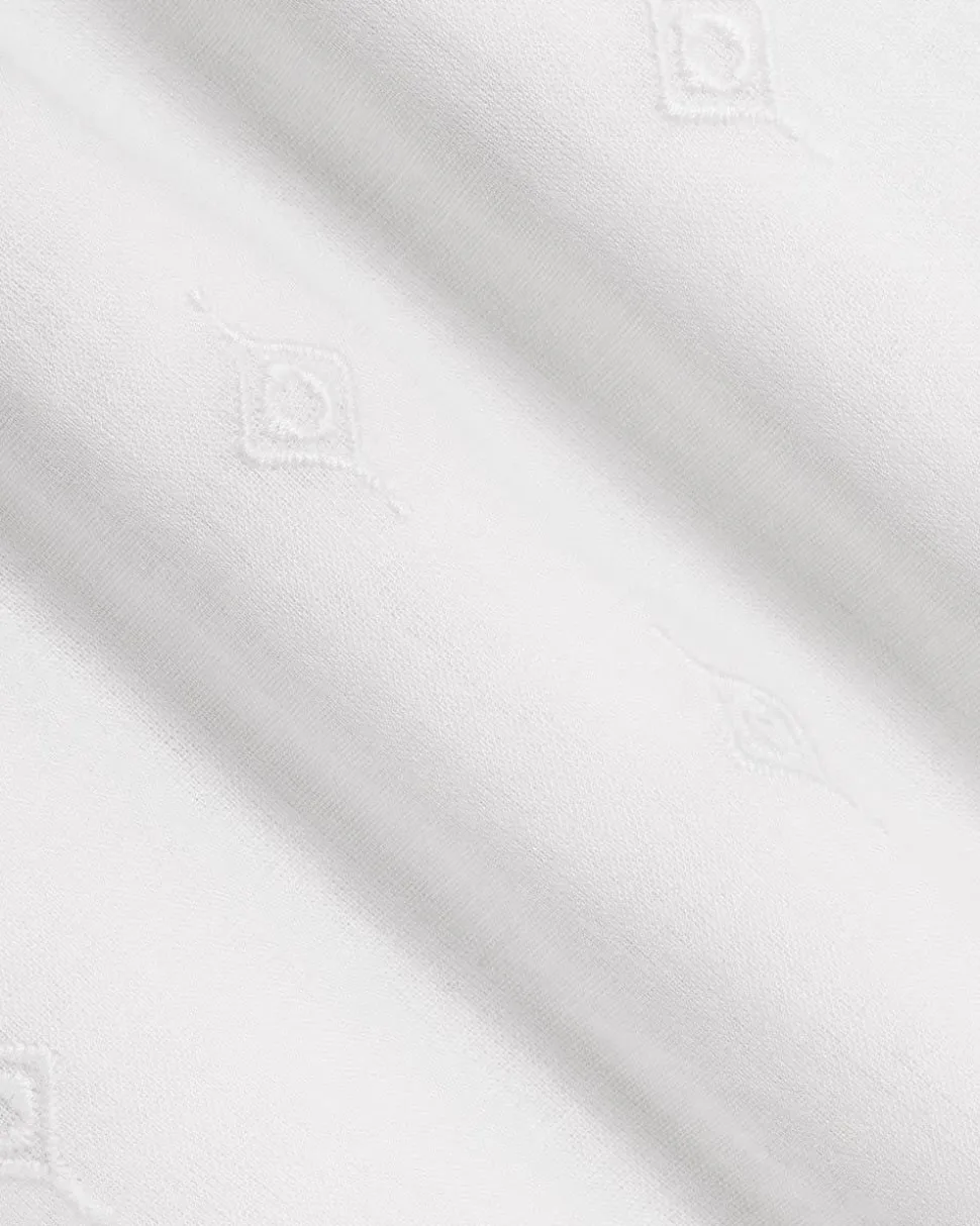 Extended-Sleeve V-Neck Blouse
