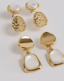 Fashion Earrings - 3 Pairs