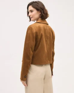 Faux Suede Jacket