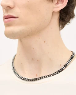 Flat Black Nickel Chain