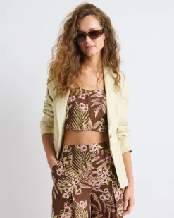 Floral Bustier Top