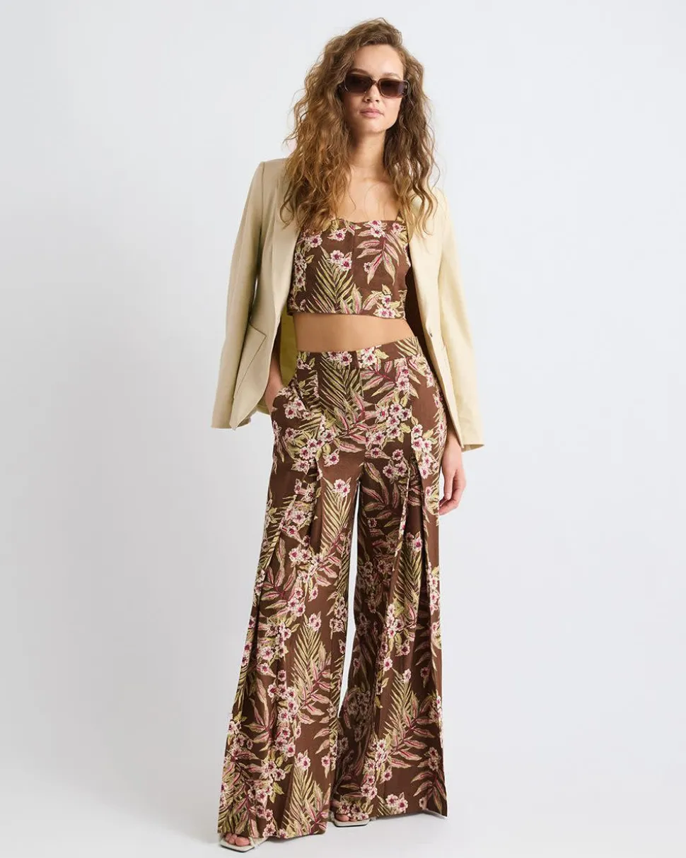 Floral Bustier Top