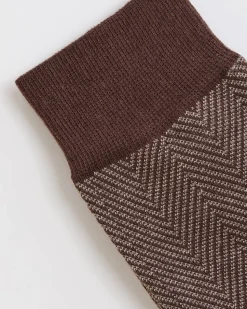 Geo Zigzag Socks