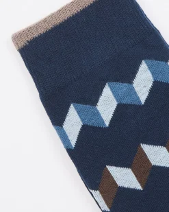 Geo Zigzag Socks