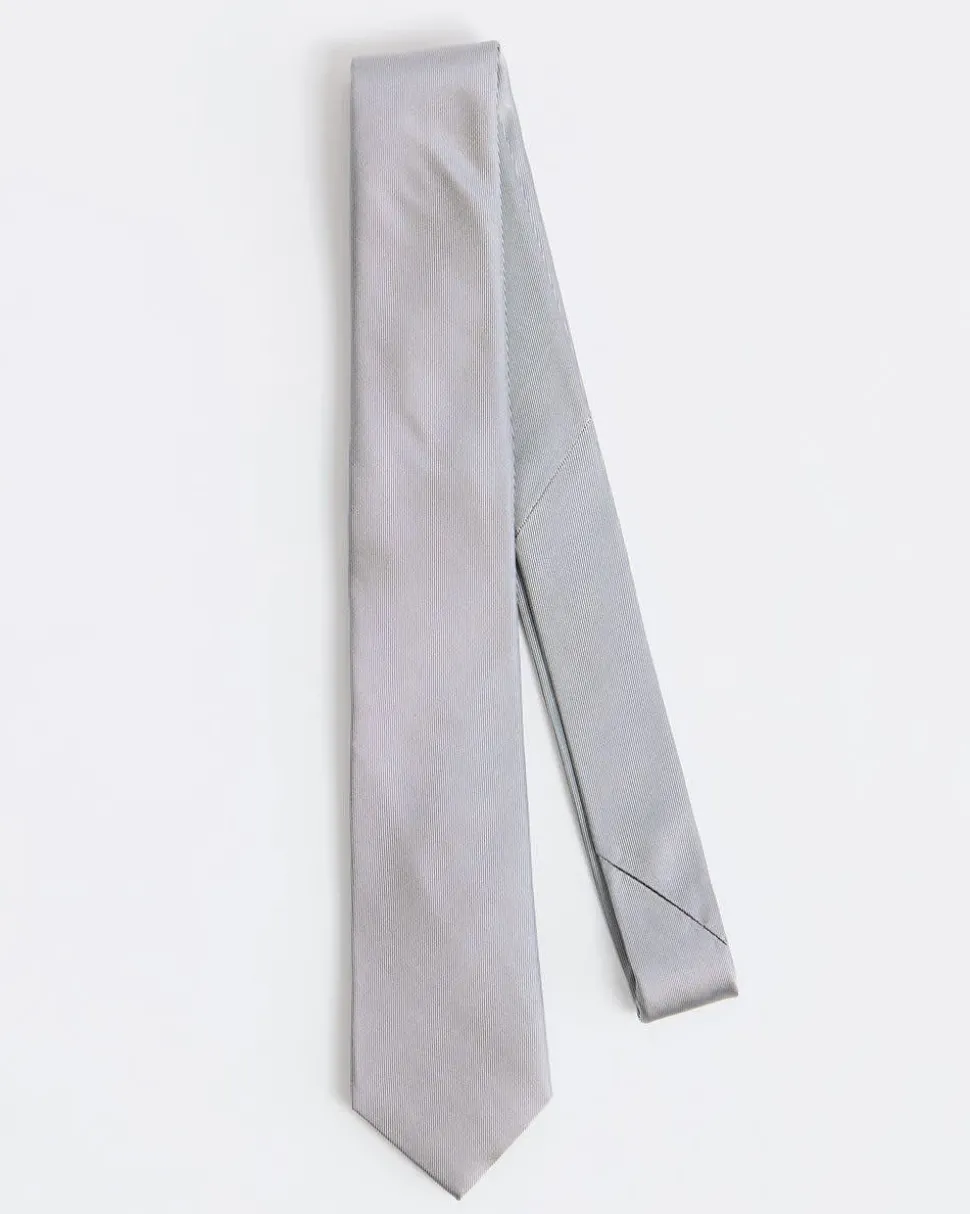 Grey Skinny Tie