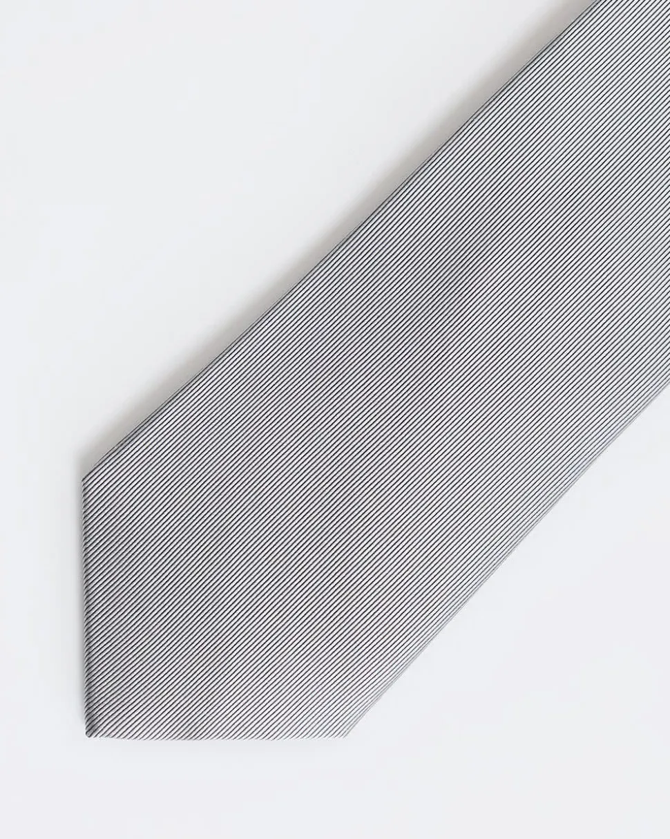 Grey Skinny Tie
