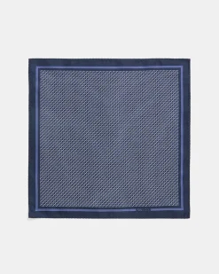 Handkerchief with Micro Geometric Pattern