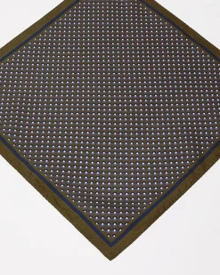 Handkerchief with Micro Geometric Pattern