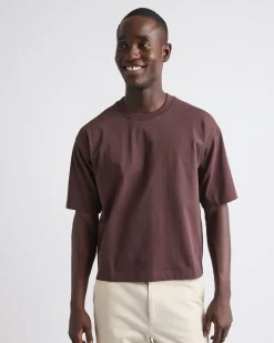 Heavy Oversized Crew-Neck Cropped Tee