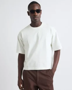 Heavy Oversized Crew-Neck Cropped Tee