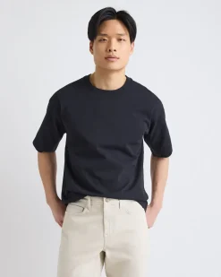 Heavy Oversized Short-Sleeve Crew-Neck Tee