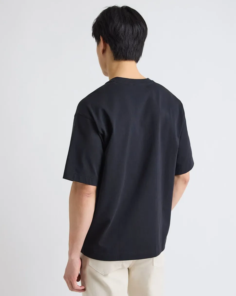 Heavy Oversized Short-Sleeve Crew-Neck Tee