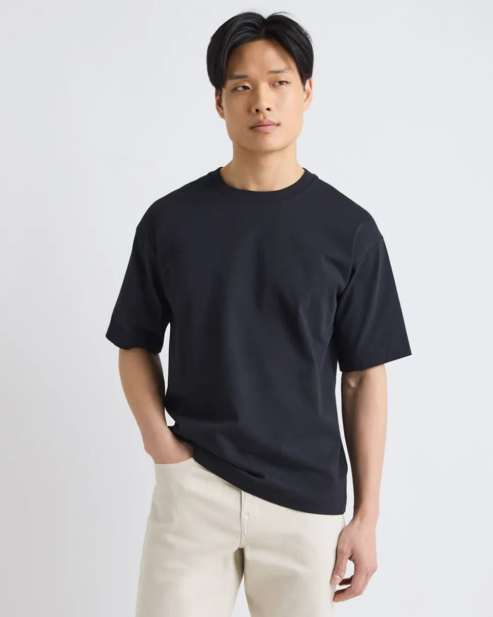 Heavy Oversized Short-Sleeve Crew-Neck Tee