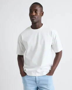 Heavy Oversized Short-Sleeve Crew-Neck Tee
