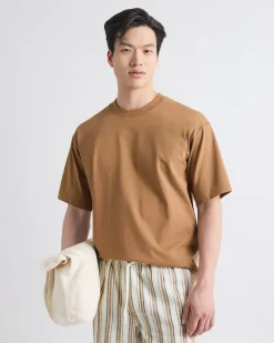 Heavy Oversized Short-Sleeve Crew-Neck Tee