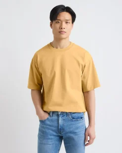 Heavy Oversized Short-Sleeve Crew-Neck Tee