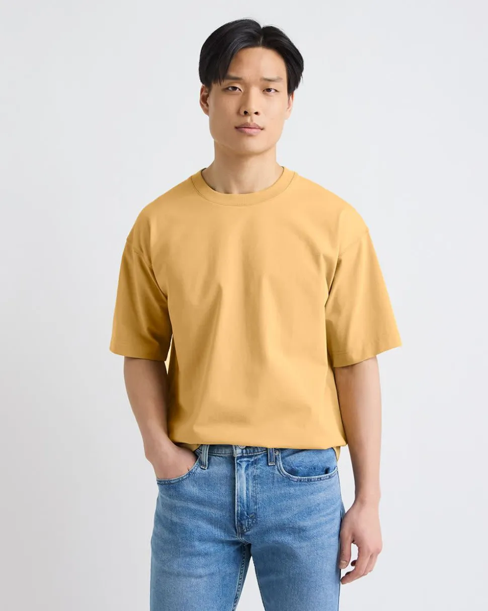 Heavy Oversized Short-Sleeve Crew-Neck Tee