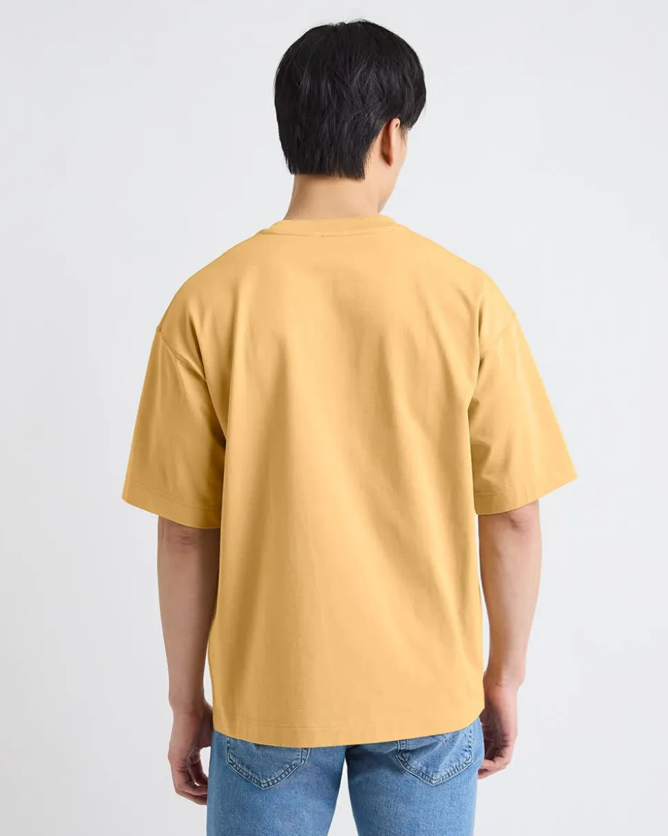 Heavy Oversized Short-Sleeve Crew-Neck Tee