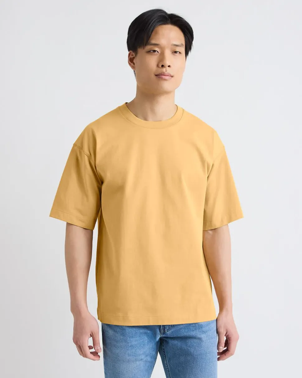 Heavy Oversized Short-Sleeve Crew-Neck Tee