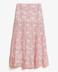 High-Rise A-Line Maxi Skirt