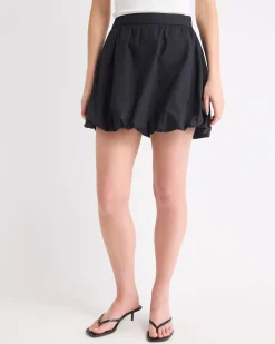 High-Rise Bubble Mini Skirt