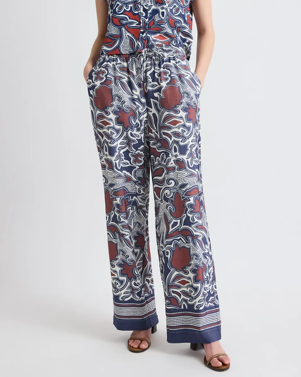 High-Rise Wide-Leg Fluid Pant
