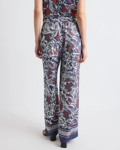 High-Rise Wide-Leg Fluid Pant
