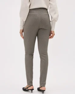 Houndstooth Twill Long City Legging Pant