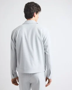 Jacket with Flap Pockets at Chest
