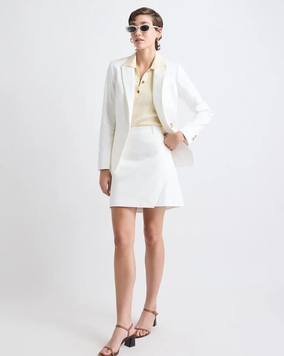 Limitless A-Line Mini Skirt with Wrap Detail