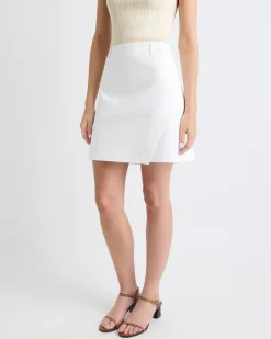 Limitless A-Line Mini Skirt with Wrap Detail