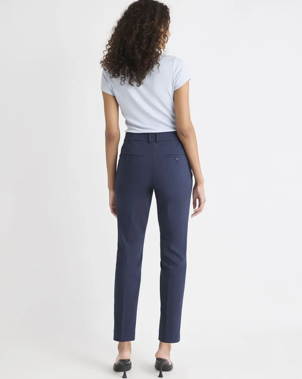 Limitless Mid-Rise Slim-Leg Signature Ankle Pant
