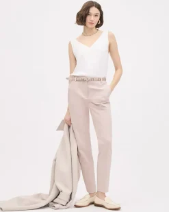 Limitless Mid-Rise Slim-Leg Ankle Signature Pant