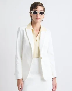 Limitless One-Button Fitted Blazer