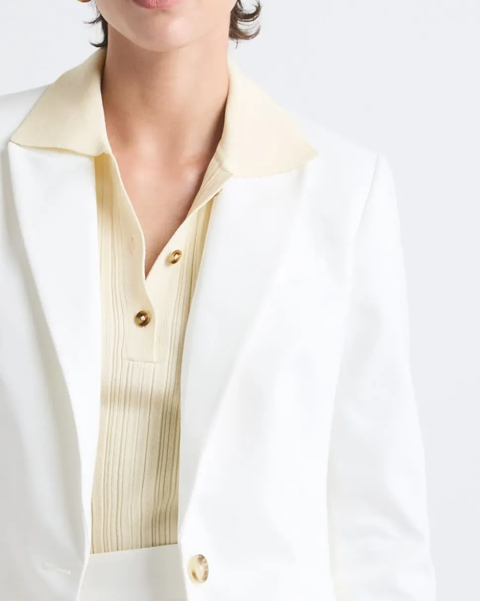 Limitless One-Button Fitted Blazer